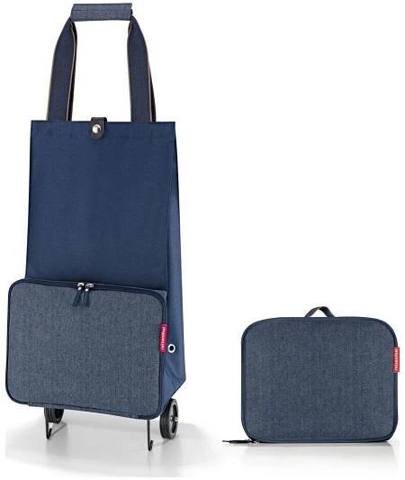 Reisenthel Foldabletrolley Herringbone dark blue