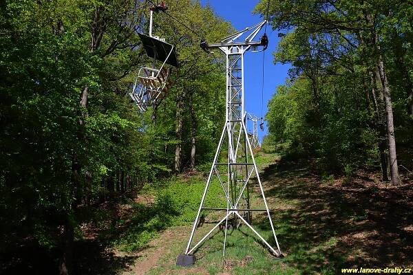 Sedačková lanovka Krupka - Komáří Vížka