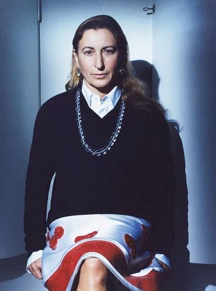 Miuccia Prada - purple MAGAZINE