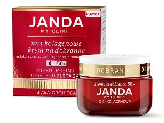 JANDA kolagenové nitě noční krém 60+ 50 ml PROTI STÁRNUTÍ