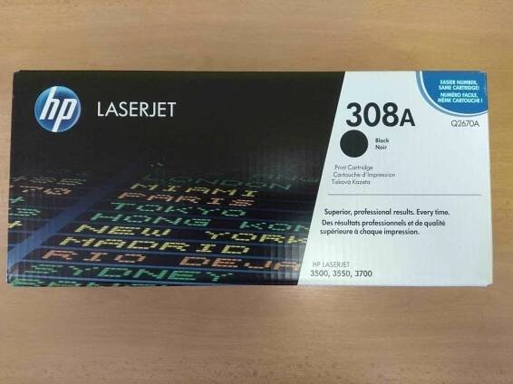 Originální toner HP Q2670A / 308A černý - Tiskárny, příslušenství
