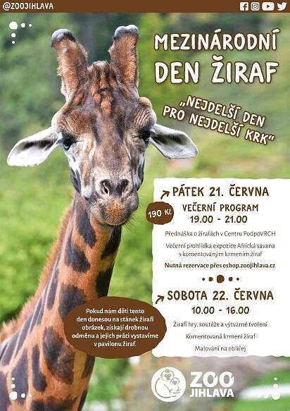 Den žiraf - Zoo Jihlava