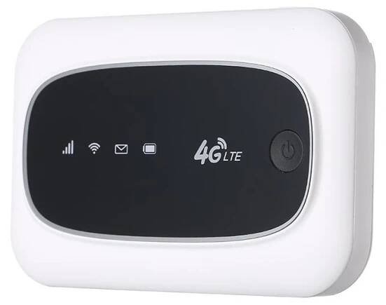 4G LTE CAT4 150M odemčený mobilní MiFi přenosný hotspot bezdrátový Wifi router SIM karta (bílá)