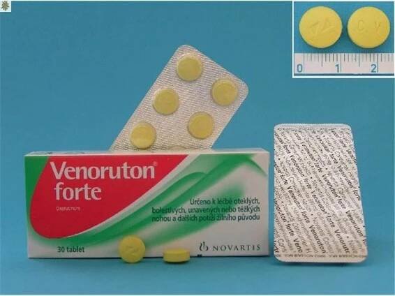VENORUTON FORTE POR 500MG TBL NOB 60