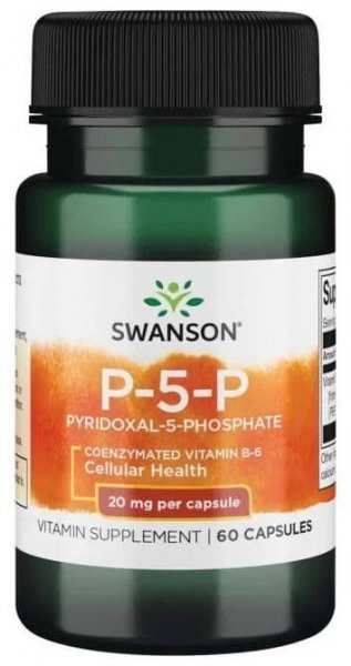 Swanson Vitamín B6 P-5-P 20 mg 60 kapslí od 122 Kč - Heureka.cz