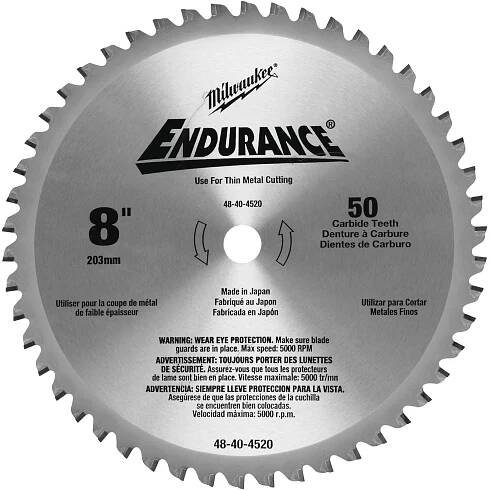 MILWAUKEE HM-Kotouč kotoučové pily o 203 × 1,8 × 15,87, 50 zubů