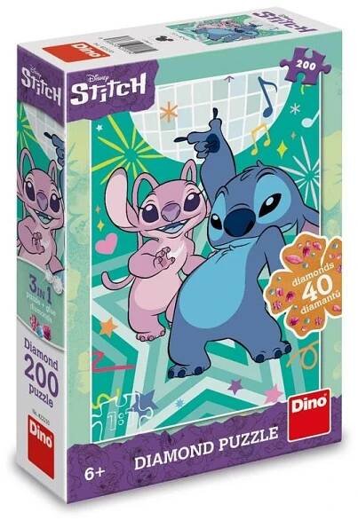 Dino Stitch 200 Diamond puzzle Fsc