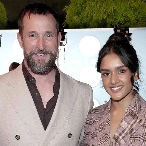 Noah Wyle and Shabana Azeez attend the after party for Max's 