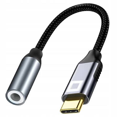 CO2 ADAPTÉR USB-C MINI JACK 3,5 MM ADAPTÉR KABEL AUX PRO SAMSUNG DAC 128
