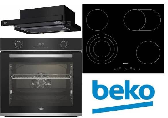 set Beko BBIM13301XC + HIC64404T + HNT62210B + záruka navíc + Pečící plech Beko v hodnotě 549 Kč ZDARMA