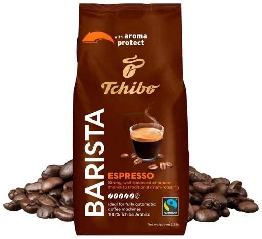Tchibo Barista Espresso zrnková 1kg ⇒ 539 Kč - Tchibo zrnková káva