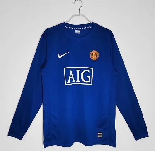 Manchester United Retro 2008-2009 Away Kit Long Sleeve