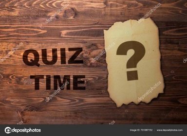 Text Quiz Time Ripped Paper Question Mark Symbol Quiz Concept