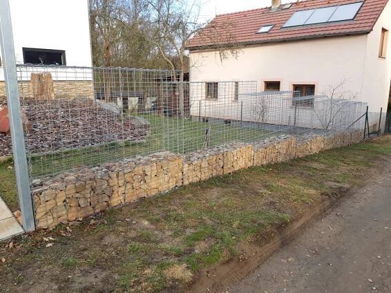 Skládaný gabion v Plzni – Gabiony na klíč
