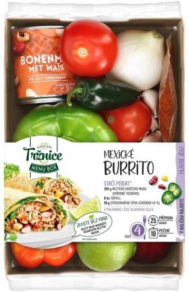 Albert Menu Box Mexické burrito