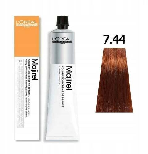 LOREAL MAJIREL 7.44 BARVA V KRÉMU NA VLASY PERMANENTNÍ BARVENÍ 50 ML EAN (GTIN) 3474634002124