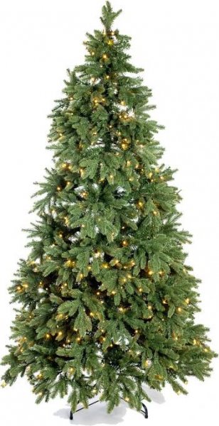 Evergreen Umělý vánoční stromek Roswell Pine Incl. LED diody Zelený 150 cm