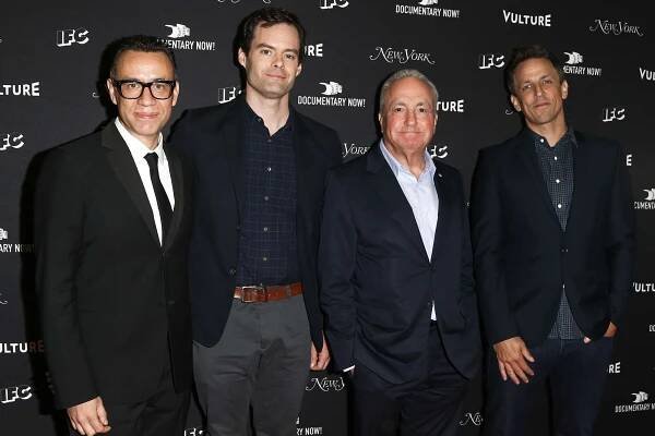 Fred Armisen, Bill Hader, Lorne Michaels, Seth Meyers 