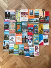 32x mapa – Moskva, Kyjev, Bajkal, Kavkaz, Stockholm, Berlín a další - Knihy a časopisy
