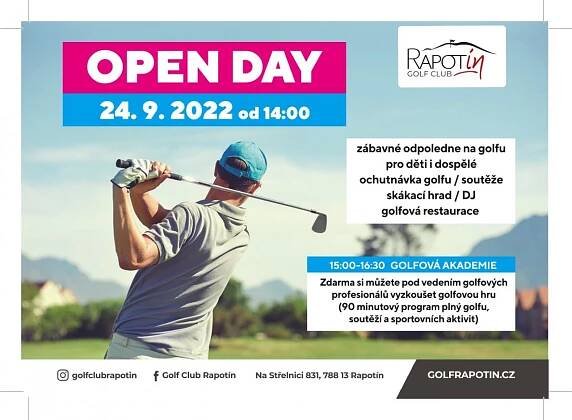 Open day na golfu v Rapotíně 1