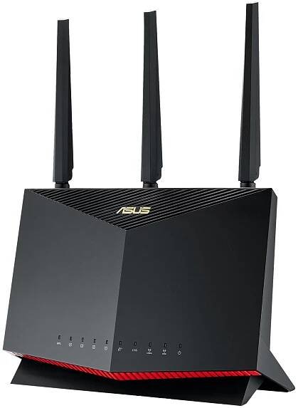 ASUS RT-AX86U Pro bezdrátový router Gigabit Ethernet Dvoupásmový (2,4 GHz / 5 GHz) Černá (90IG07N0-MO3B00)