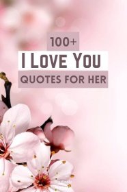Spring flowers with I love you quotes for her for pinterest