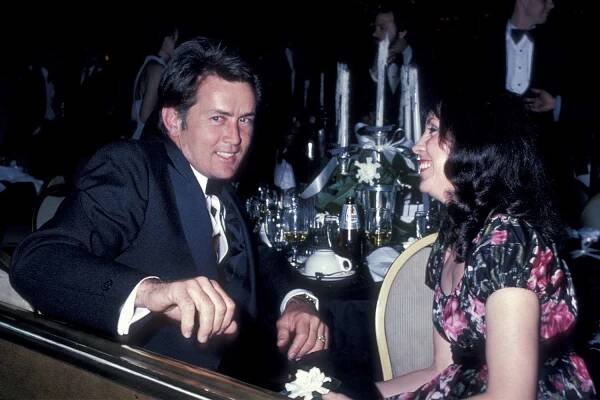Martin Sheen and Janet Sheen during "Insight" Gala Honors Jack Albertson - March 21, 1980 at Beverly Hilton Hotel in Beverly Hills, California, United States.