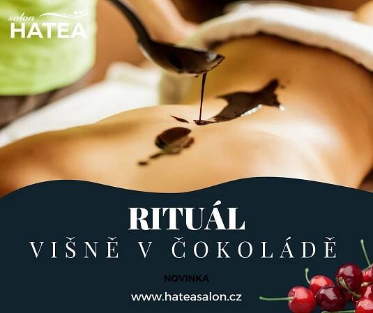 masážní rituál - višně v čokoládě- HATEA salon Pardubice