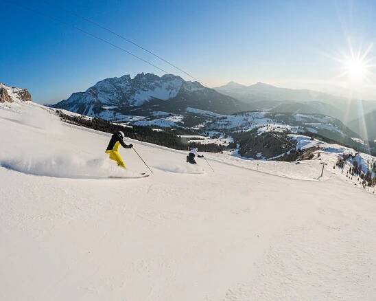 Skifahren in Carezza Dolomites | © Carezza Dolomites/Harald Wisthaler
