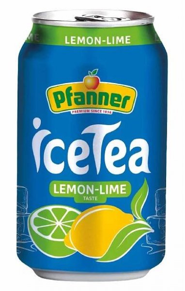 PF- Eistee citron plech 0,33 PFANNER - Plechovky | JASO