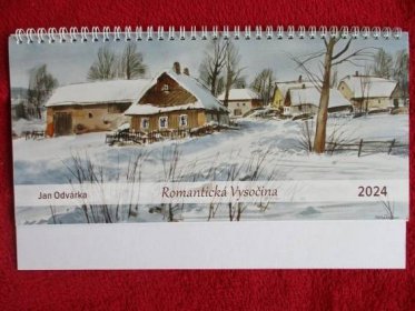 JAN ODVÁRKA, malíř. Kalendář rok 2024 - Sběratelství