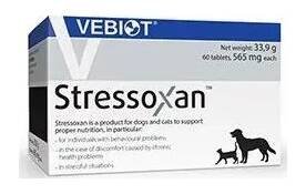Lék pro psa a kočku Vebiot Stressoxan pro psy a kočky 60tbl