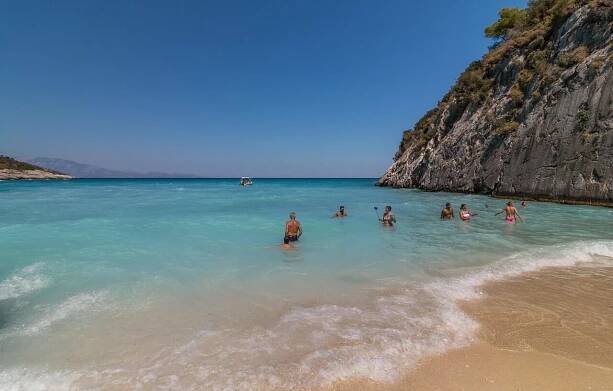 Pláž Xigia Zakynthos • TRIPradar.cz