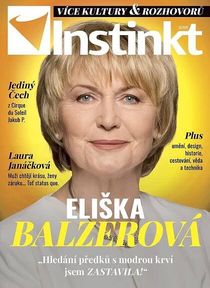Nové číslo Instinktu právě v prodeji! Exkluzivní rozhovor s Eliškou Balzerovou - Instinkt