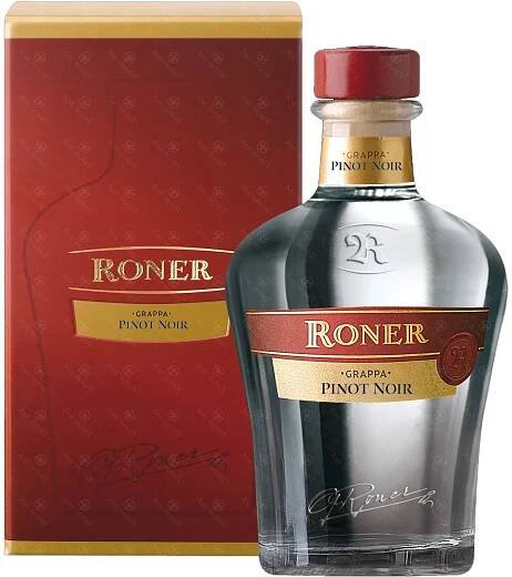 Grappa Roner Pinot Noir 700 ml v kartonu