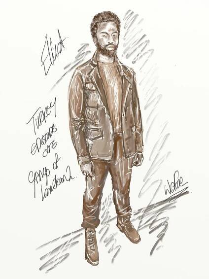 COSTUME ILLUSTRATIONS — David Wolfe 