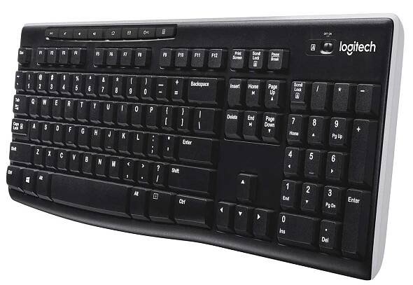 Logitech 920-003736 klávesnice Univerzální RF bezdrátový QWERTY Holandský Černá