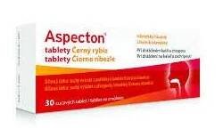 Aspecton tablety na kašel černý rybíz 30ks