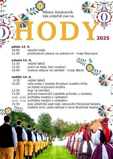 Doubravnické hody 2025