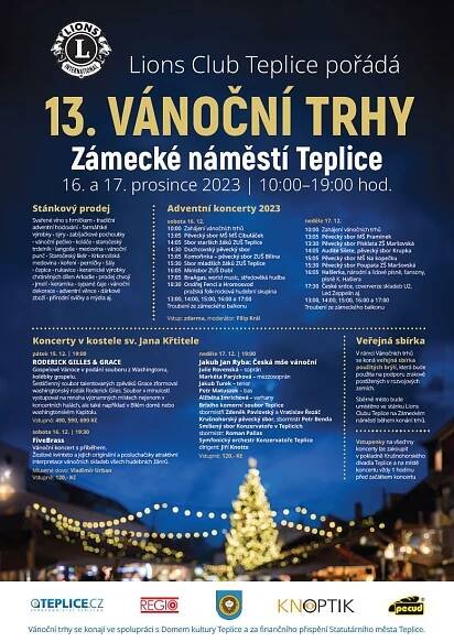 Vánoční trhy 2023 | Lions Club Teplice
