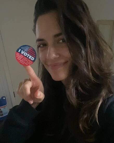 Stars Vote in Elections: See Lucy Hale, More Celebs’ Photos
