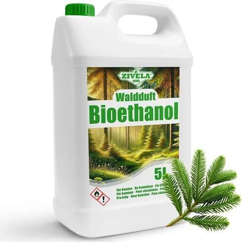 Bioetanol 96,6 % 5L | Bioalkohol Lesní vůně 96,6 % 5L | Obrázek produktu 