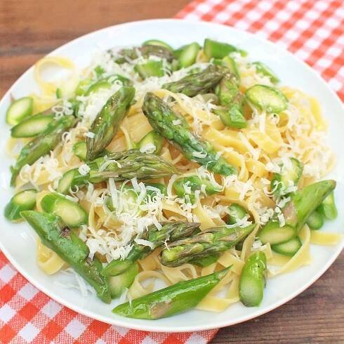 Zobrazit Tagliatelle s chřestem receptů