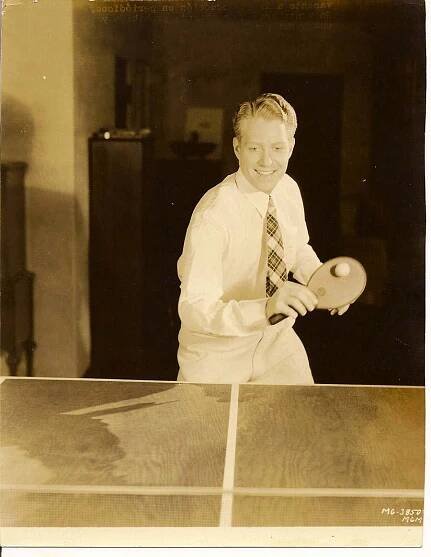 Celebrities Playing Table Tennis