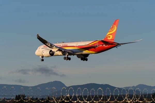 Letadlo Boeing 787-9 Dreamliner čínské společnosti Hainan Airlines 