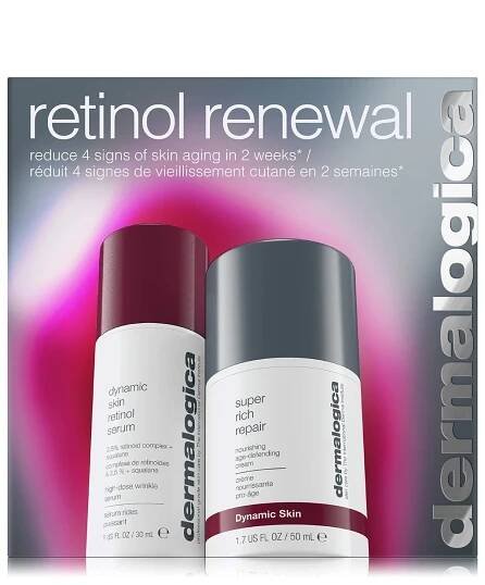 Retinol + Renewal, set produktů redukující známky stárnutí