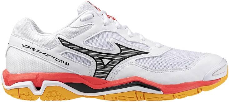 MIZUNO Wave Phantom 3 Unisex White / Fiery Coral 2 / Citrus
