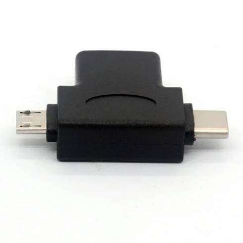 Adaptér USB 3.0 na Micro USB a USB-C - JustKing.cz