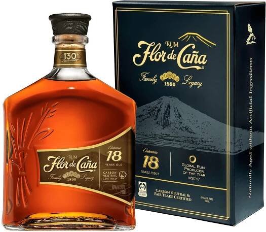 Flor de Caña 18y 40% 0,7 l (karton)