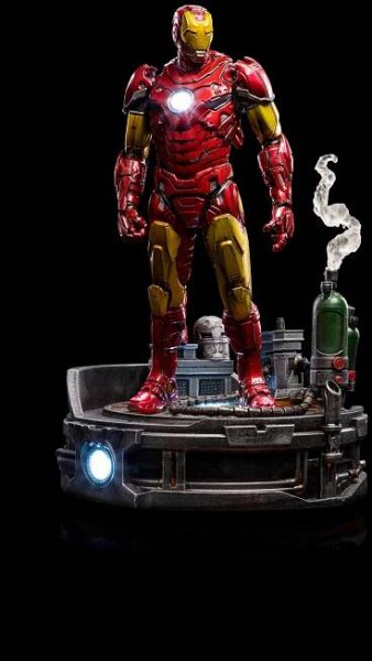 Marvel - Iron Man Unleashed Deluxe Art Scale Statue 1/10 soška 23 cm | Minotaur.cz